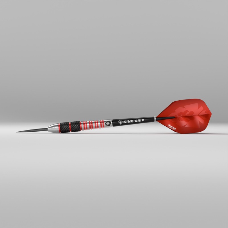KOTO - Kingbomb Black & Red, 90% Tungsten, 23G, Darts