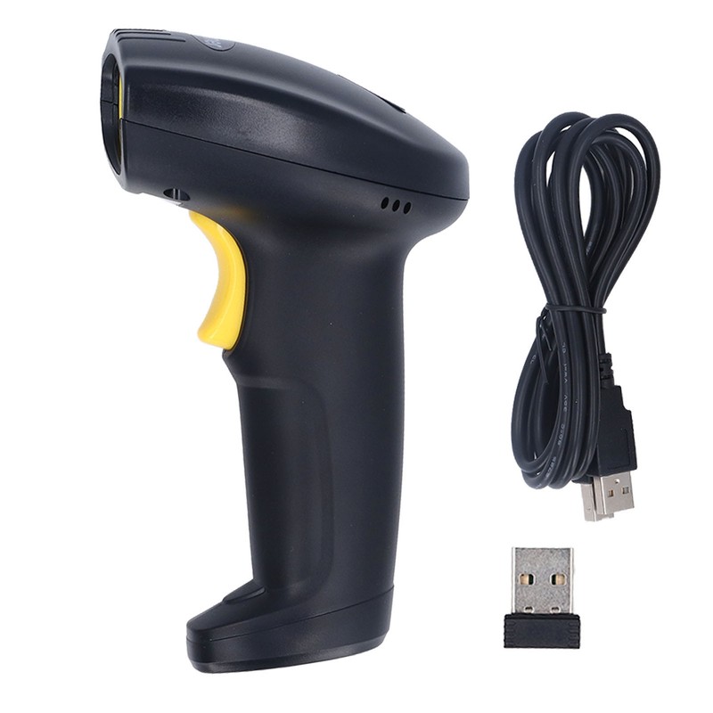 Wireless Barcode Scanner 2.4G USB 1D 2D Handheld Drive Free