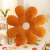 OUKEYI 15.7In/40cm Daisy Flower Pillow, Cute Flower Shaped Floor Pillows