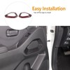 Bekantogy 2PCS Inner Door Panel Cover Trim Compatible with Nissan