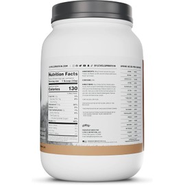 Levels Grass Fed Whey Protein Powder, No Artificials, 24G of Protein, Pure Chocolate, 2LB