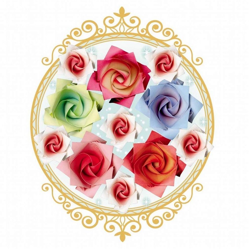 Showa Note Grim Hobby Rose Origami Fabulous Gradation 5.9 inches