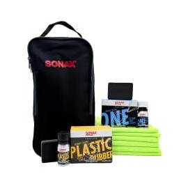 SONAX Ceramic Kit Combo | Advanced Ceramic Coating for Paint Protection | Provides Hydrophobic Effect, Long-Lasting Shine & Scratch Resistance | SON-CER-KIT