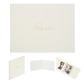 HAKUBA 4977187005684 Lance Grace AZ Photo Mat (2L Size, 2 Sides, Horizontal Cream), Photo Message Card, Present, Insert Type