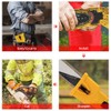 Zwini Chainsaw Sharpener with 3pcs Sharpener Stones Chainsaw Teeth Sharpener