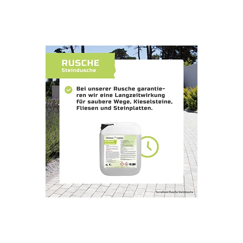 Terra Domi Rusche Stone Cleaner for Clean Pathways & Squares,