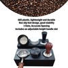 Coffee Filter Tamper Holder Multiple Holes Plastic Powder Needle Dispenser