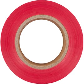 Morris Products Underground Electrical Caution Tape – 3-inch Width – Detectable from 12-18 Inch Depths – Yellow, Black – Printed With Caution Buried Electrical Line Below – 300 ft. Length, Red