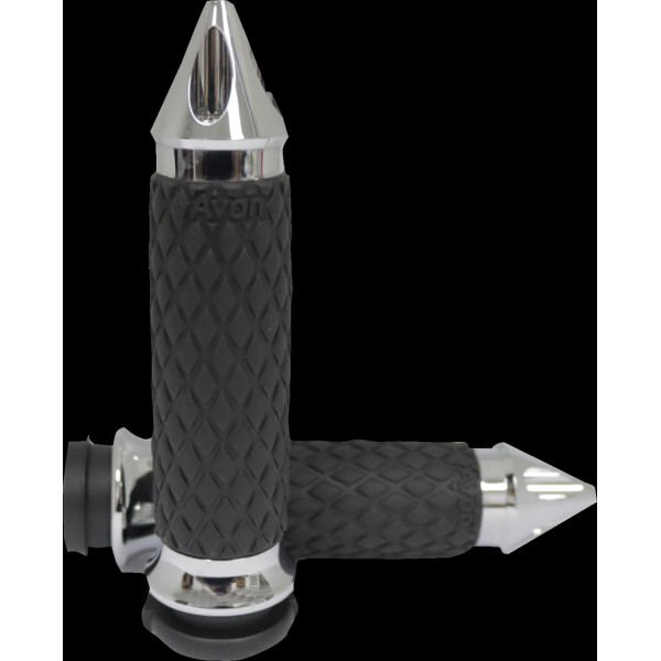 AVON GRIPS Diamond For Contour Grips - Spike - Chrome