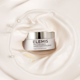 Elemis (ELEZS) Pro-Collagen Naked Cleansing Balm, Edition Unscented 3-in-1 Deep Cleansing Milk, Mineral Oil Free Soothing Skin Cleanser, Suitable for Sensitive Skin and for Use Around the Eyes, 100 g