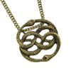 Auryn - Collar con colgante en tono dorado (inspirado en