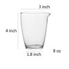 Sizikato Borosilicate Glass Tea Sharing Cup, Kungfu Tea Pitcher. 8