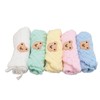 5PCS Cotton Kids Face Towels Good Absorbent Skin Friendly Reusable