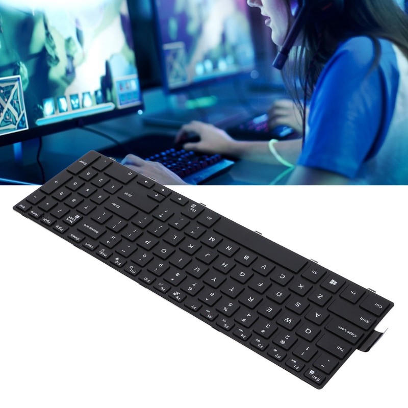 Replacement Keyboard Suitable for Dell Inspiron 15 3000/15 5000/17‑5000/5547/3542 Laptop