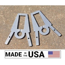 StreetRays [SR] USA Steel Shooting Target Stand Brackets for 2x4 & EMT Conduit Pipe (PAIR)
