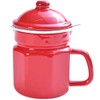 Cozy Cook, Enamel, Hexagon, Oil Pot, 1.1L, Red