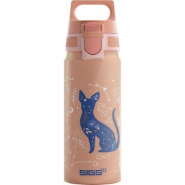 SIGG - Aluminium Kids Water Bottle - WMB ONE My Universe - Suitable For Carbonated Beverages - Leakproof - Lightweight - BPA Free - Climate Neutral Certified - Light Pink - 20 Oz