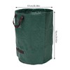 DOONARCES 3Pcs 72 Gallon Reusable Garden Waste Bags Foldable Outdoor