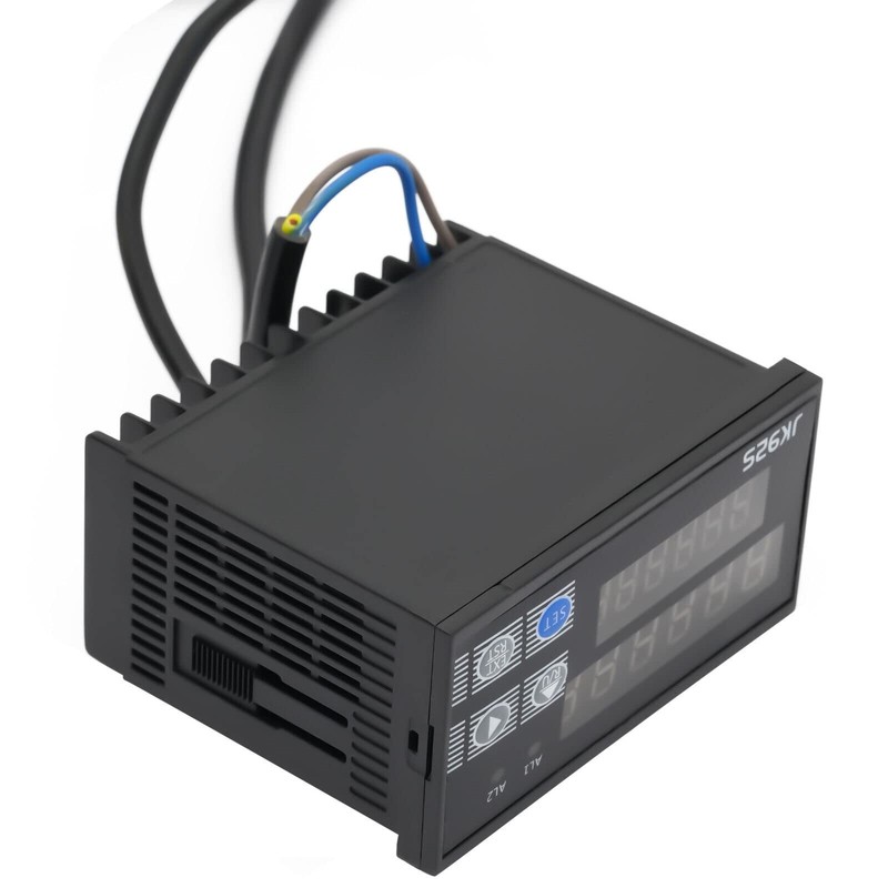 Digital Length Meter Counter w/Display & Wheel Sensor, Dual Relay