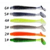 FOLANDO 16PCS Soft Fishing Lures, Soft Plastic Baits Kit Paddle