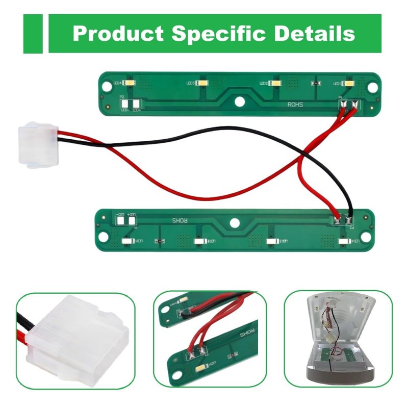 W11042554 Refrigerators LED Light Board Compatible for Whirlpool, Maytag, Amana