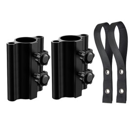 SevayCaptain Tent Pole, Fixed Base, Tarp Pole, Fixing Holder, Canopy Pole, Fixing Hardware, Aluminum Alloy Material, Lightweight and Easy to Carry, Compatible with Tent Poles in Diameter 0.9 - 1.4 inches (23 - 36 mm), Equipped with Tightening Screws, Fir