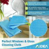 Microfiber Glass Cleaning Cloths 8 Pk Lint Free Streak Quickly
