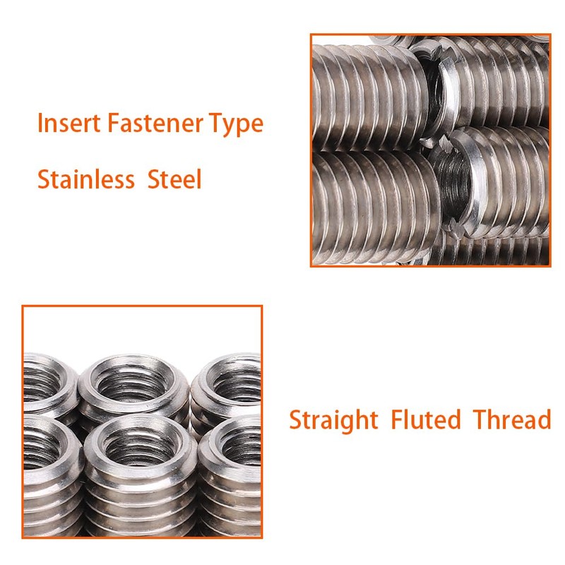 Thread Insert M12 to M8, Thread Adapter x 1.75 Male