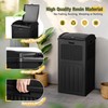 Devoko 33 Gallon Outdoor Trash Can with Dual Lid, Heavy