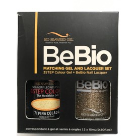 BIO SEAWEED BEBIO matching gel and lacquer set PINA COLADA #71 .5floz