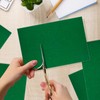 BOUBONI 10PCS Green Self Adhesive Felt Fabric Sheets Sticky Felt
