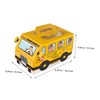 LABRIMP Festive Back to School Candy Holder Bus Theme Paper