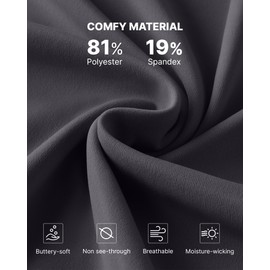 G4Free Wide Leg Tummy Control Sweatpants Women Business Casual Comfy Work Pants High Waist Lounge Yoga Dressy Pants Women(Dark Grey,XL,31")