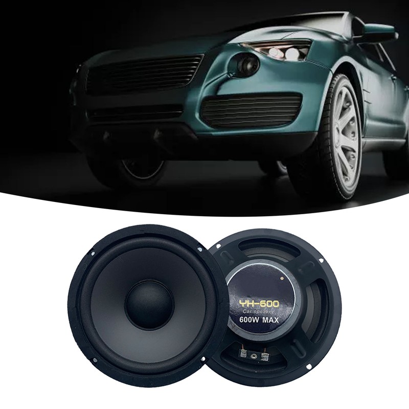 2PCS Coaxial Speakers 6.5in Universal Audio Stereo Music High Sensitivity