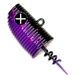 Monkey Lures Screw Head - 50g & 80g - Screw Head for Rubber Bait, Vertical Fishing, Shallow Screw, Shallow Rig, Rubber Fish Fishing, Zander Fishing, Vertical Fishing (Purple Haze, 80 grams)