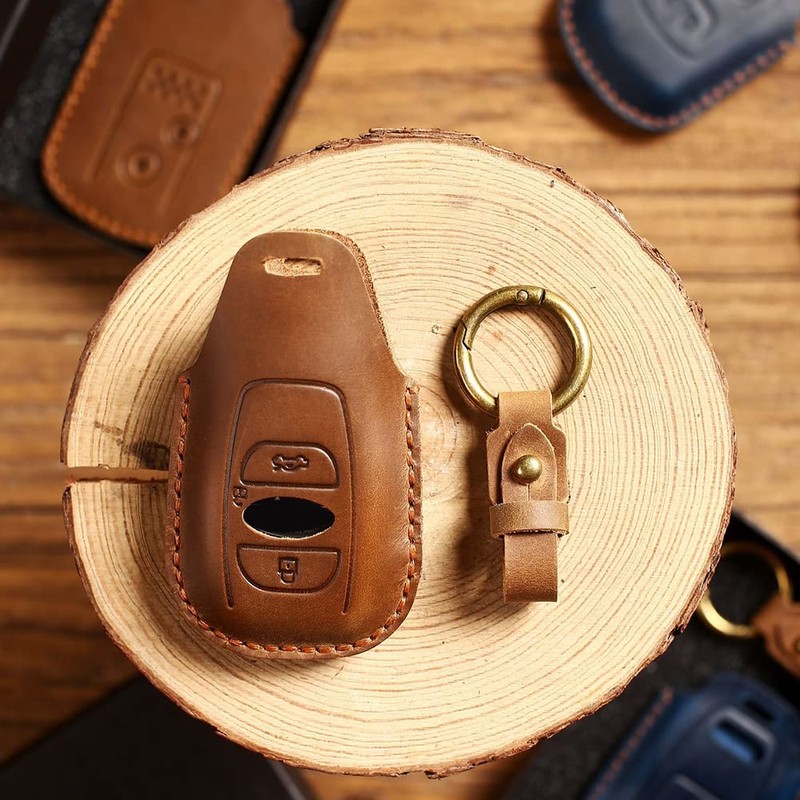 HIBEYO Key Fob Cover Key for Subaru Outback Ascent Forester