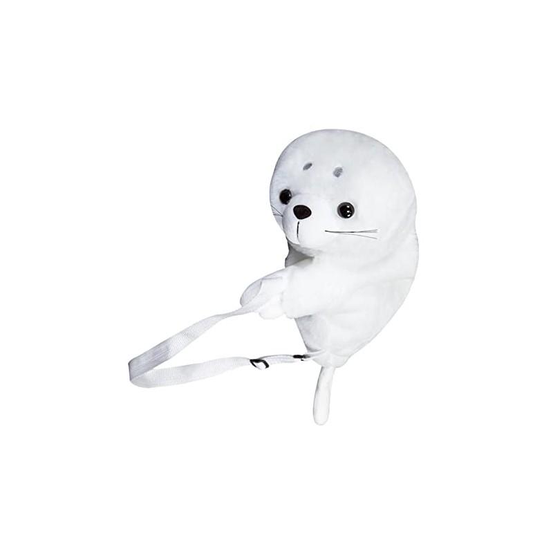 Harilla Cute Seal Backpack Plush Animal Bag Female Adjustable Casual