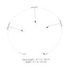 WOONEKY 5pcs Saltwater Fishing Leader Rigs High Strength Wire with