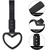 EIOUMAX JDM Heart Shaped Car Handle Straps,Rear Bumper Warning Rings
