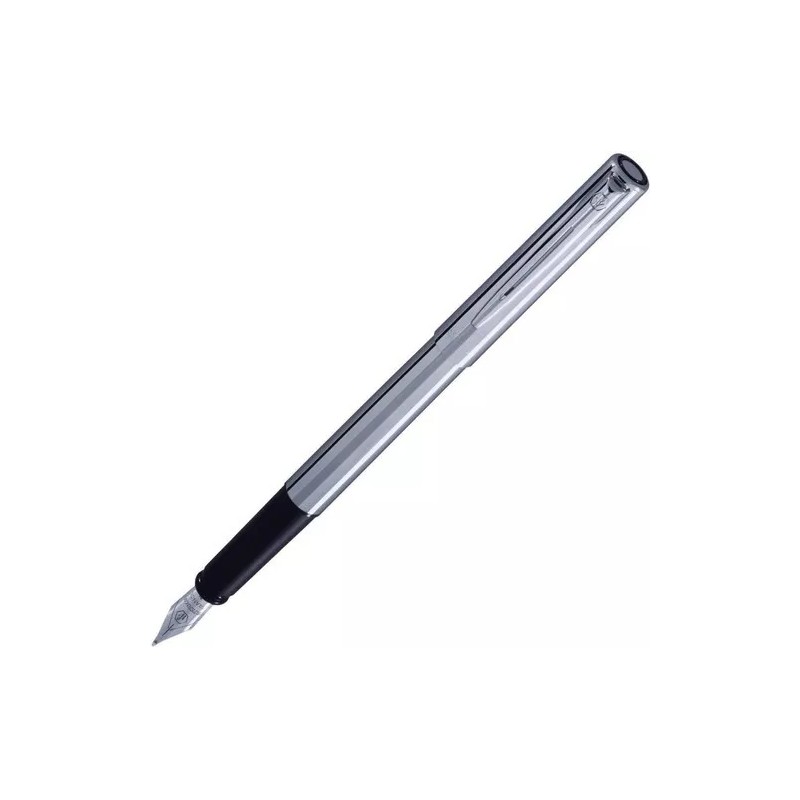 Waterman Pluma Fuente Waterman Estilográfica Punta Fina Cromada
