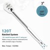 FIRSTINFO F32433D 1/2" Drive Ratchet Handle Wrench 120-Tooth Sealed Head