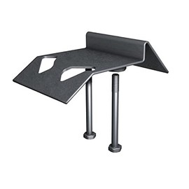 Pollmann Baubeschläge 2144600 Overrun Support for Embedding in Concrete, Bright Galvanised