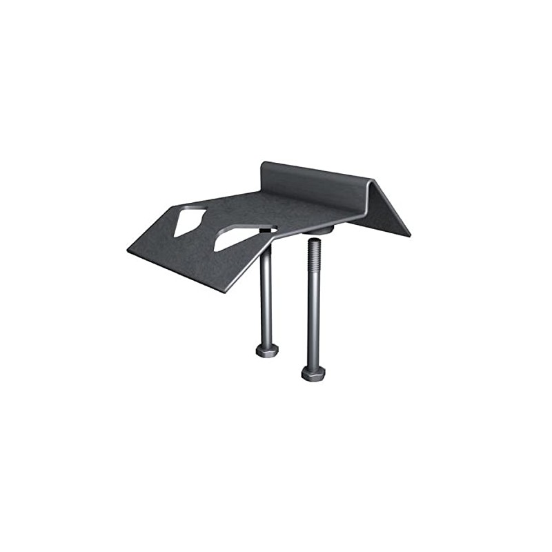 Pollmann Baubeschläge 2144600 Overrun Support for Embedding in Concrete, Bright