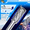SB-5 Tungsten Carbide Burr Rotary File Cylinder Shape Double Cut