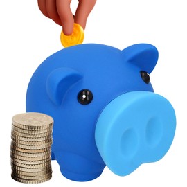 Unda Alcancia en Forma de Cerdito con Nariz Removible | Alcancía para Niños y Adultos | Ideal para Ahorrar Monedas y Billetes | Decorativa y Funcional | Regalo Perfecto para Niñas y Niños