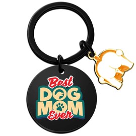 Yoxiumi Dog Mom Mothers Day Gifts Dog Mom Gifts for Women Corgi Gift for Corgi Lovers Keychain Dogs Owner Gift for Women Dogs Keychain for Puppy Lover Accessories for Teen Girls