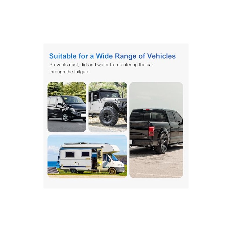 Rubber Weather Seal for Pickups Cap - Camper Shell Seal
