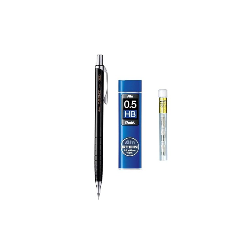 Pentel Orenz Mechanical Pencil - 0.5mm Black Barrel + Ain