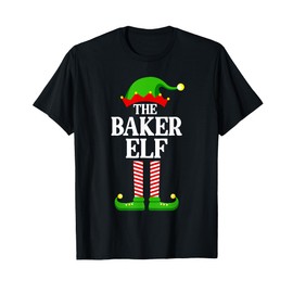 Baker Elf Family Matching Group Funny Christmas T-Shirt