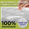 Biocean 500 Pre-Cut Aluminum Foil Sheets, 9" x 10.75" Pop-Up
